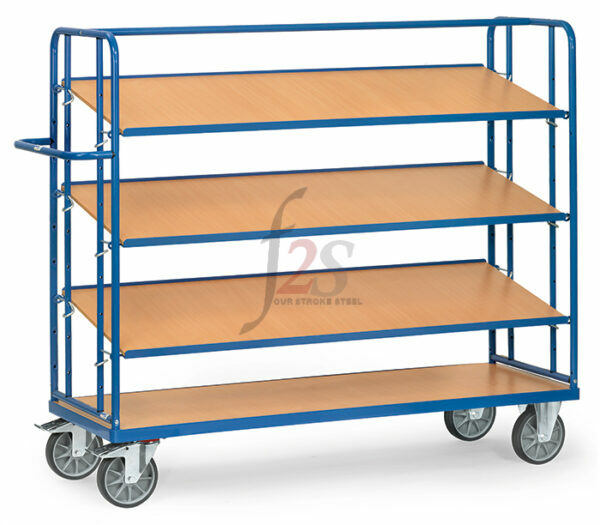 Chariot haut à plateaux inclinables
