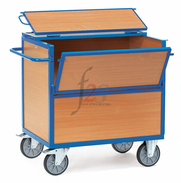 Chariot caisse en bois